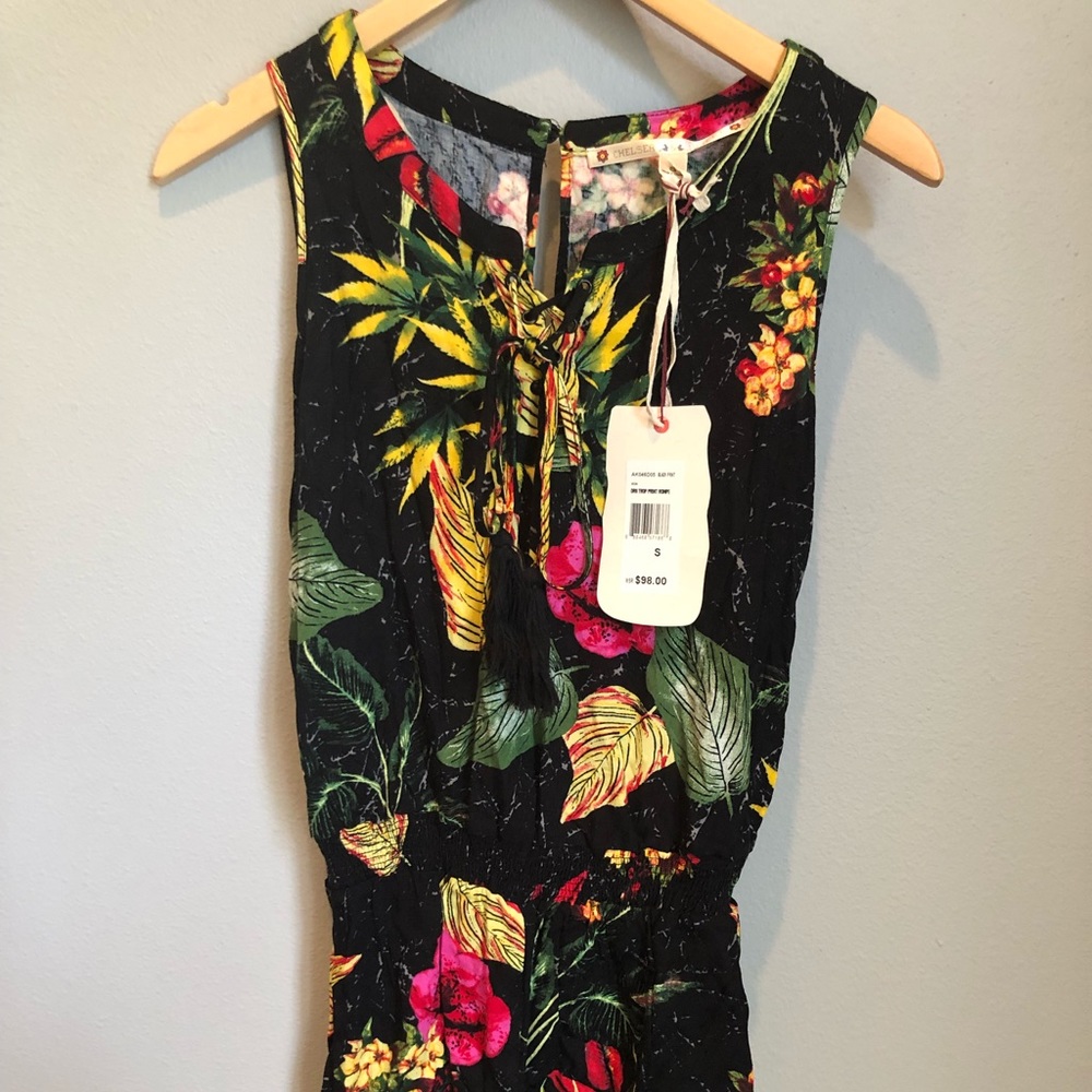 Chelsea and Violet tropical romper! NWT